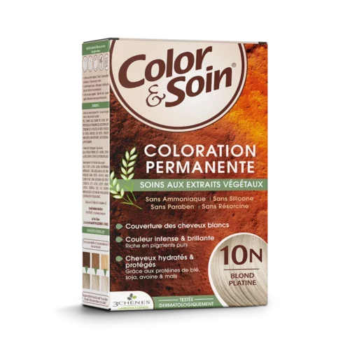 3 CHENES COLOR & SOIN COLORATION BLOND PLATINE 10N
