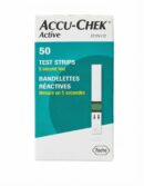 Boîte de 50 bandelettes Accu-Chek Active pour mesure de la glycémie