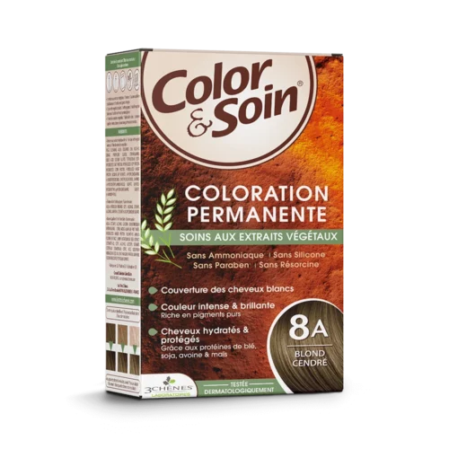 3 CHENES COLOR & SOIN COLORATION BLOND CENDRE 8A