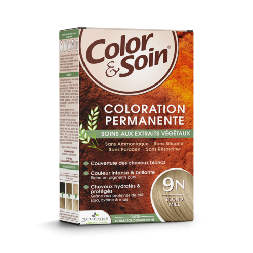 search 3 CHENES COLOR & SOIN COLORATION BLOND MIEL 9N 3 CHENES COLOR & SOIN COLORATION BLOND MIEL 9N