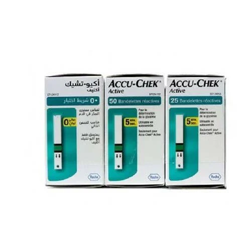ACCU-CHEK ACTIVE BANDELETTES BOITE DE 125