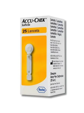 ACCU-CHEK SOFTCLIX LANCETTES BOITE DE 25