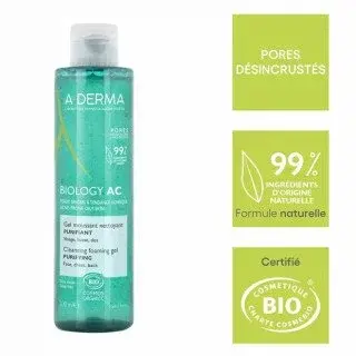 A-DERMA BIOLOGY AC GEL MOUSSANT PURIFIANT 200ML