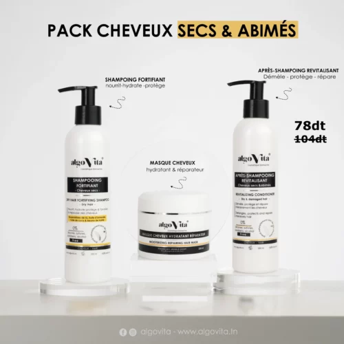 Algovita Pack cheveux secs et abîmés