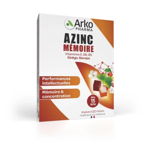 Arkopharma—Azinc Mémoire—30 Gélules