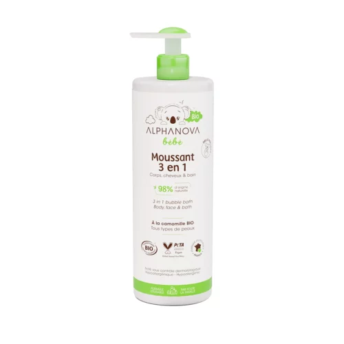 Moussant 3 En 1 Bébé Certifié Bio 400ml