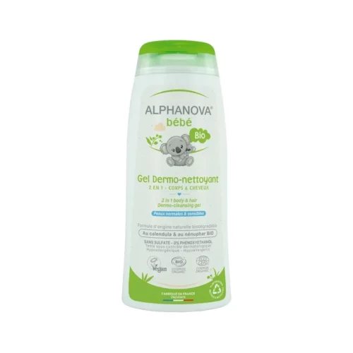 ALPHANOVA BEBE Bio Gel Dermo-Nettoyant 2En1 Corps&Cheveux