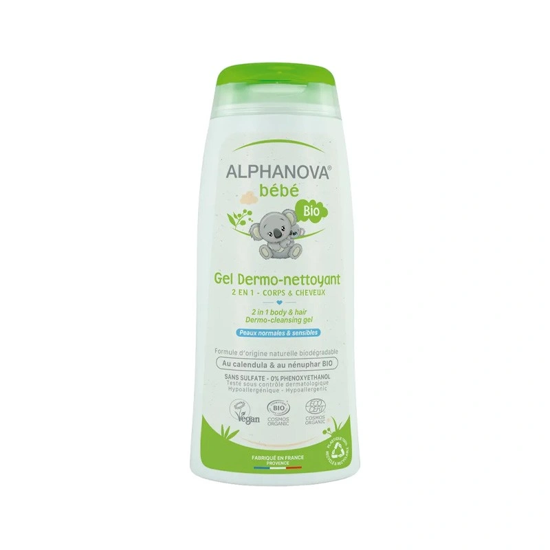 ALPHANOVA BEBE Bio Gel Dermo-Nettoyant 2En1 Corps&Cheveux
