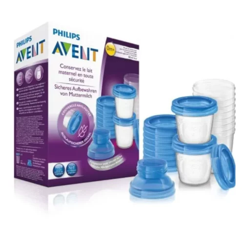 Avent—Boite de Conservation Lait Maternel Réutilisable 10X180ml SCF618/10