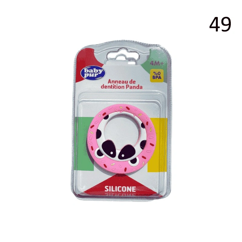 Baby Pur—Anneau de Dentition Animeaux en Silicone 4M+