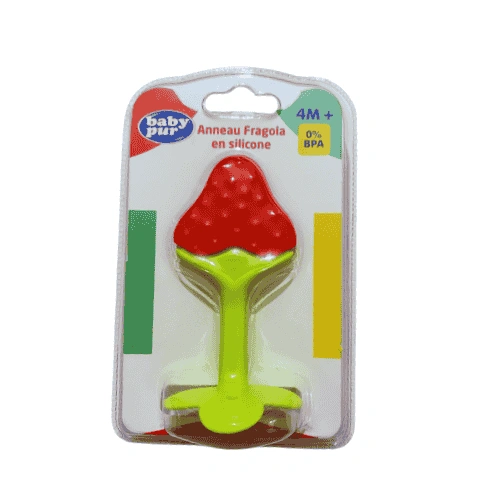 BABY PUR ANNEAU DE DENTITION FARAGOLA EN SILICONE 4M+ BD12275