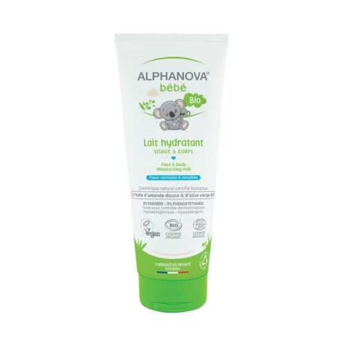 ALPHANOVA BÉBÉ Lait Hydratant Bébé Certifié Bio Visage & Corps