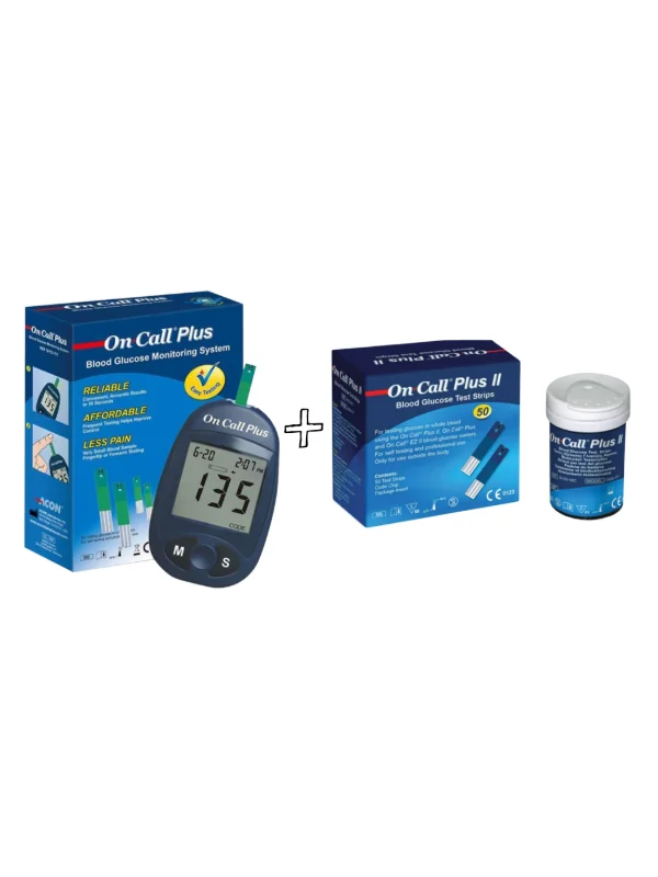 On Call Plus - Coffret : Appareil + 50 Bandelettes