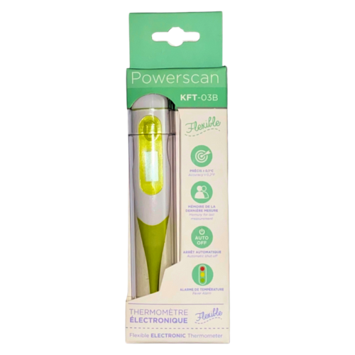 Powerscan Thermométre Electronique Flexible KFT-03B