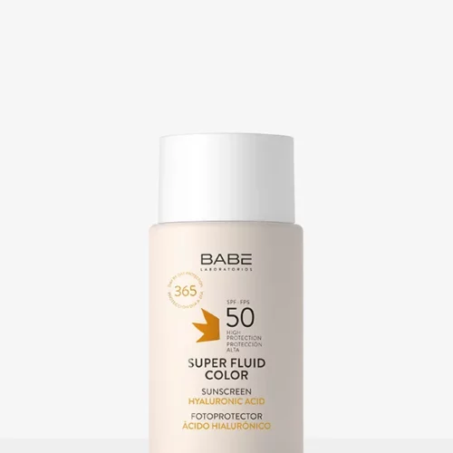 Babe—Crème visage Super Fluid protection solaire teintée SPF 50—50 ml