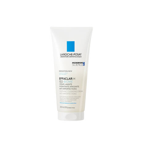 LA ROCHE POSAY EFFACLAR H ISO BIOME CREME LAVANTE HYDRATANTE APAISANTE 200ML