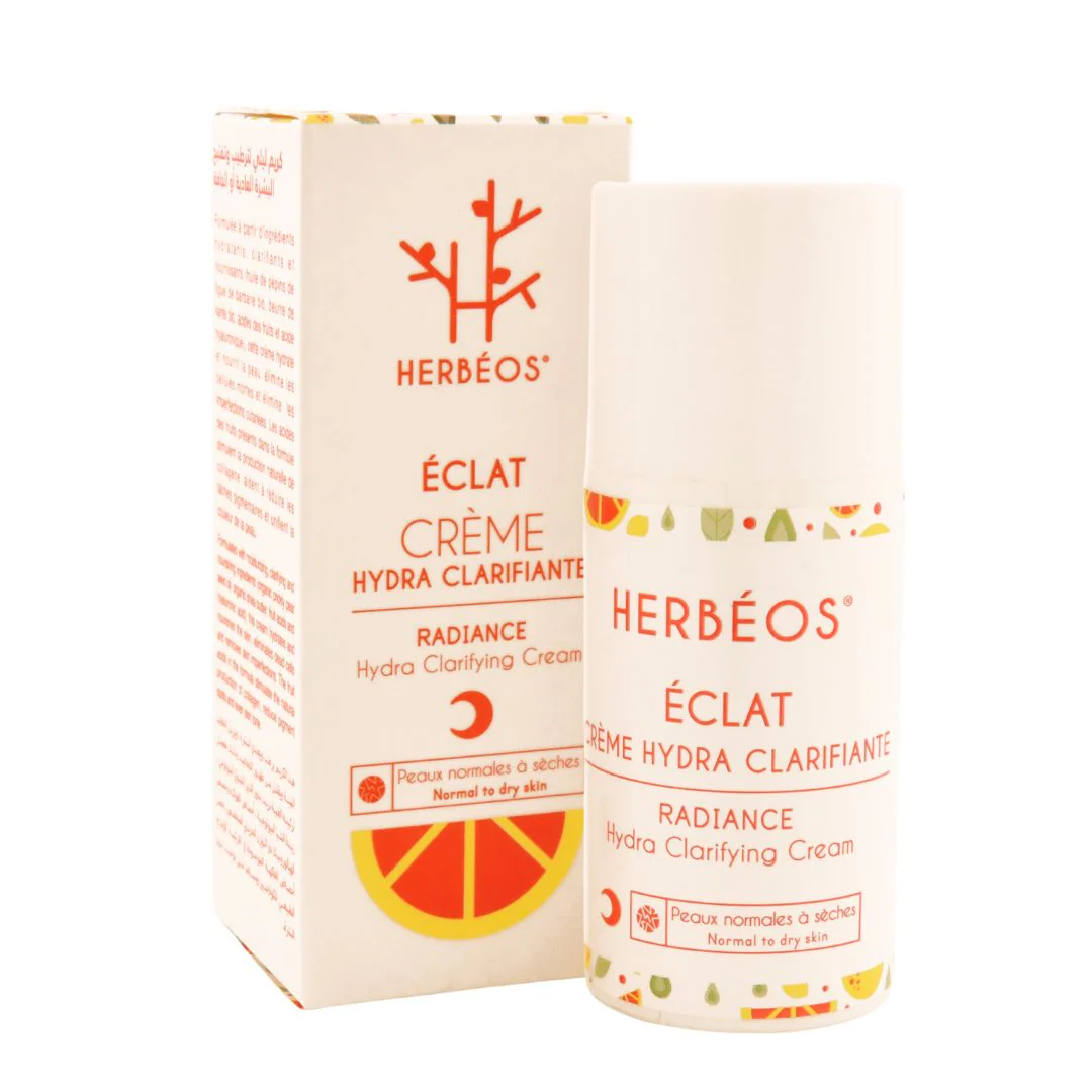 HERBÉOS Crème Hydra Clarifiante Éclat Nuit 40 ml