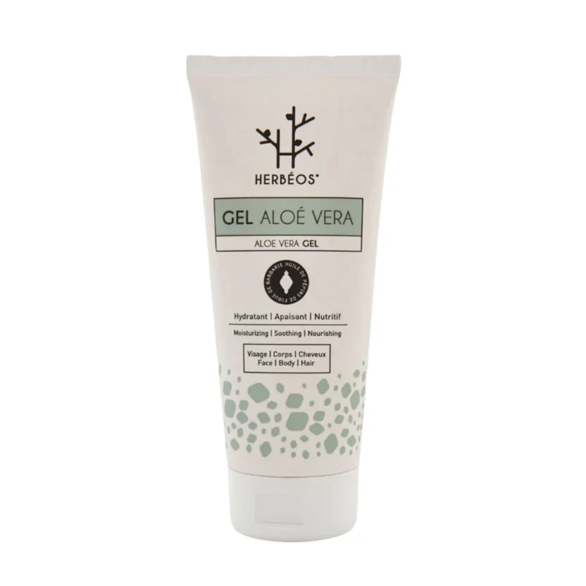 HERBÉOS Gel Aloé Vera à L'huile De Pépins De Figue De Barbarie & au collagène marin 200 ml