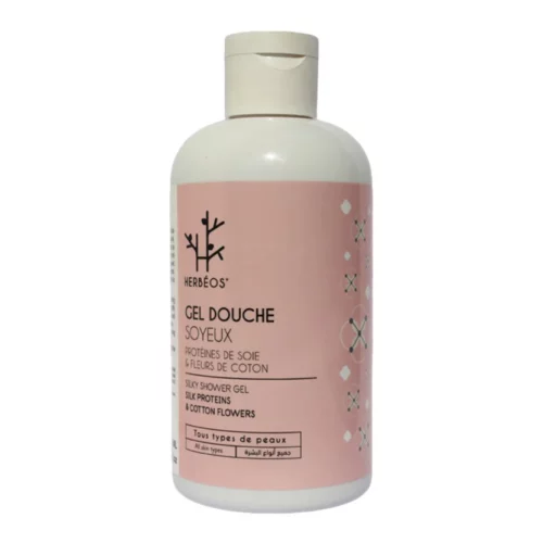 HERBÉOS Gel Douche Soyeux Collagène & Fleurs de Coton 250 ml