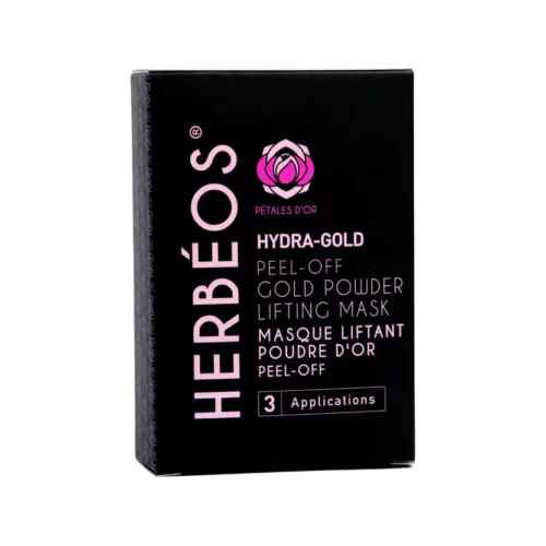 HERBÉOS Hydra Gold – Masque Liftant à la Poudre d’Or Pétales d'Or