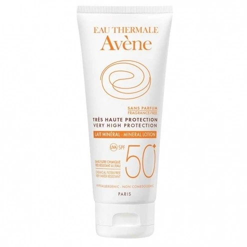 AVENE SOLAIRE LAIT MINERAL TRES HAUTE PROTECTION SPF50+ 100ML