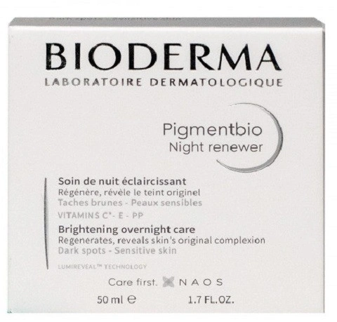 BIODERMA PIGMENTBIO CREME DE NUIT UNIFIANTE 50ML