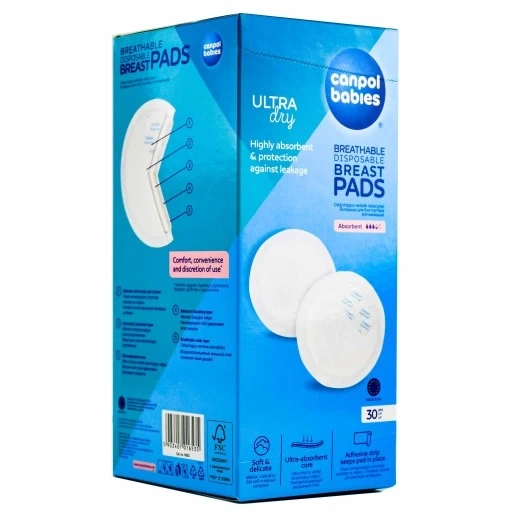 CANPOL BABIES 30 COUSSINETS D'ALLAITEMENT ABSORBANTS 1/653