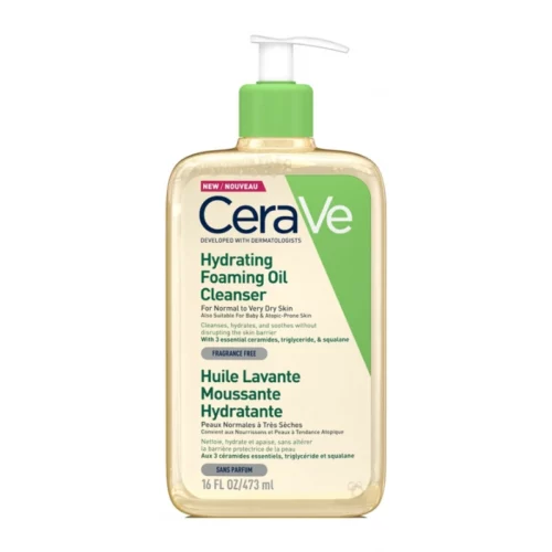 CERAVE HUILE LAVANTE MOUSSANTE HYDRATANTE 473 ML