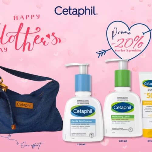 CETAPHIL SAC FETE DES MERES (-20%) SUR LES TROIS PRODUITS