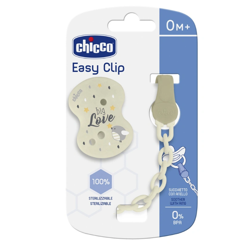 CHICCO ATTACHE SUCETTE EASY CLIP 0M+ REF 00-2129