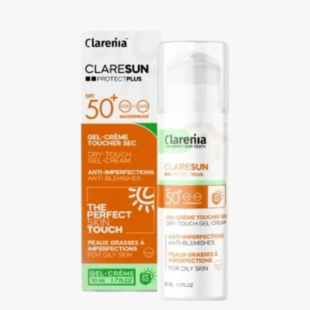 CLARENIA CLARESUN ECRAN GEL CREME TOUCHER SEC SPF50+ 50ML