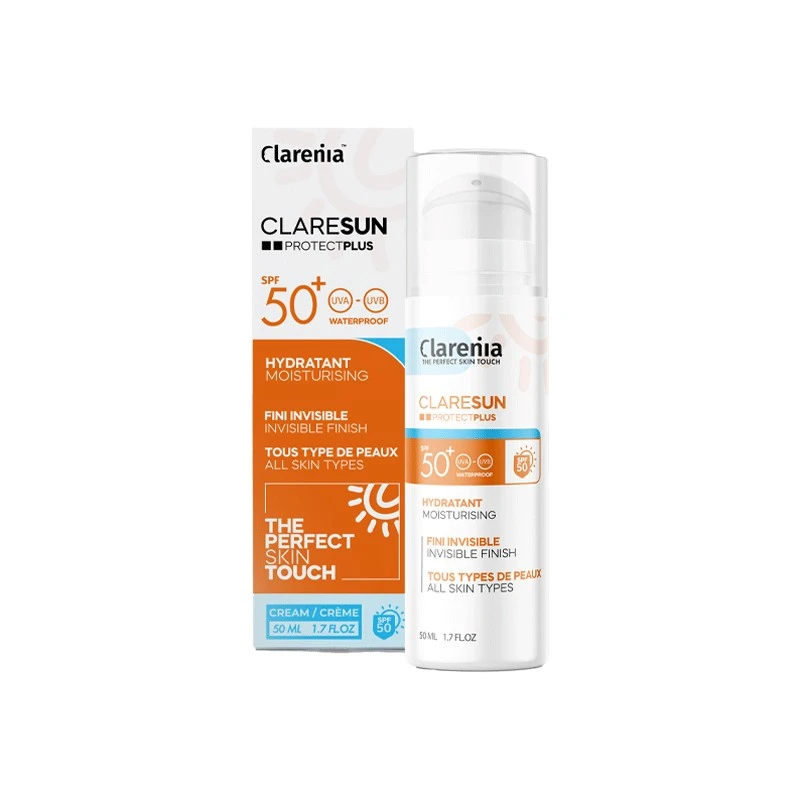 CLARENIA CLARESUN ECRAN HYDRATANT INVISIBLE SPF50+ 50ML