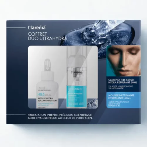 CLARENIA COFFRET DUO ULTRA HYDRA HB5 SERUM 30ML+HYDRAEFFECT MOUSSE 50ML (OFFERT)
