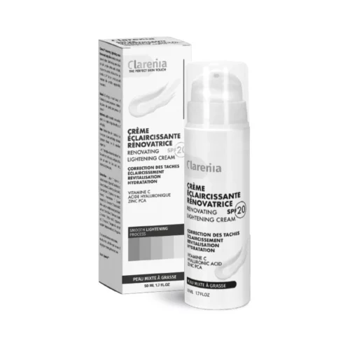 CLARENIA CREME ECLAIRCISSANTE RENOVATRICE SPF20  50ML