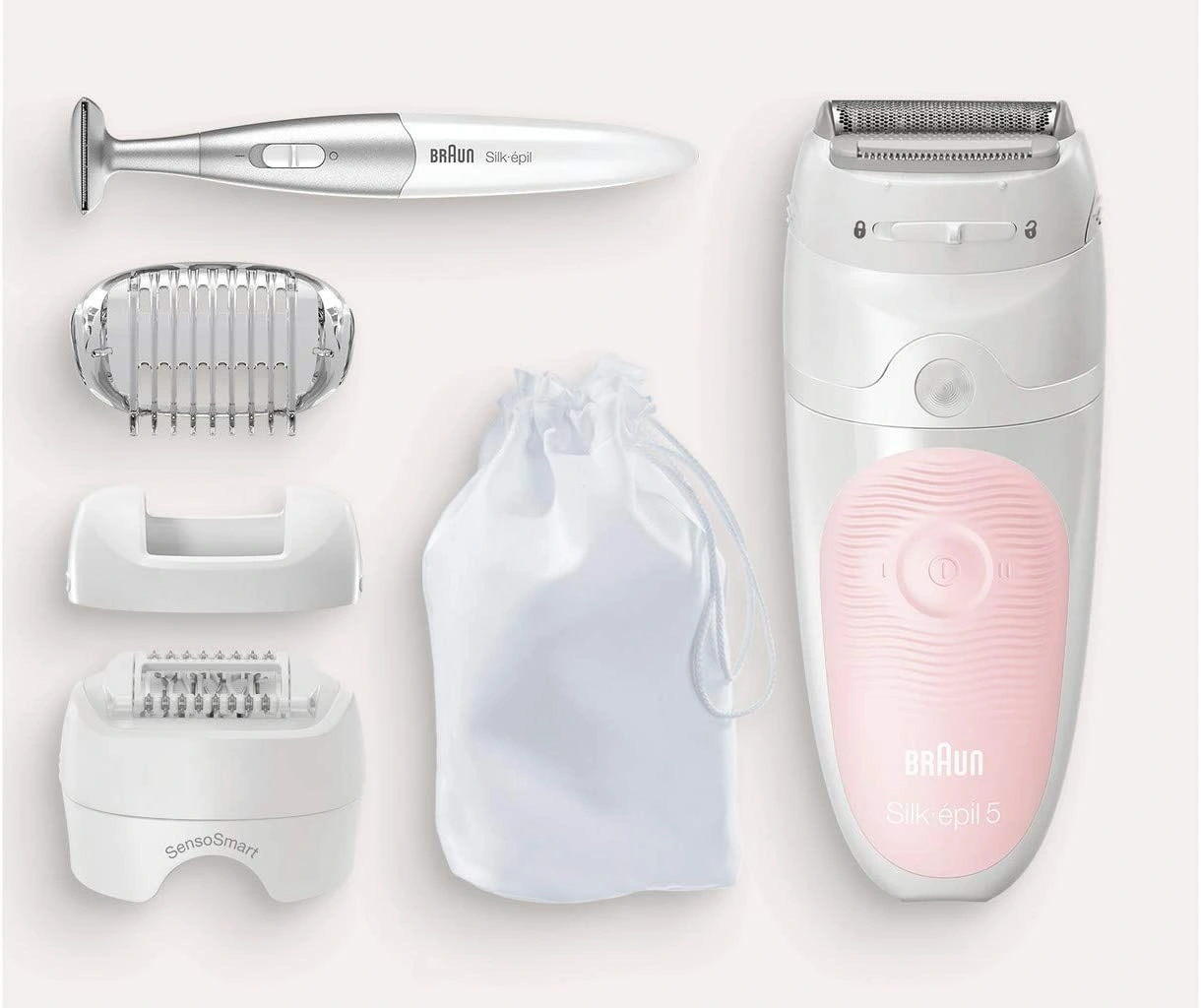 ÉPILATEUR BRAUN SES5-820 SILK EPIL 5 SENSO SMART