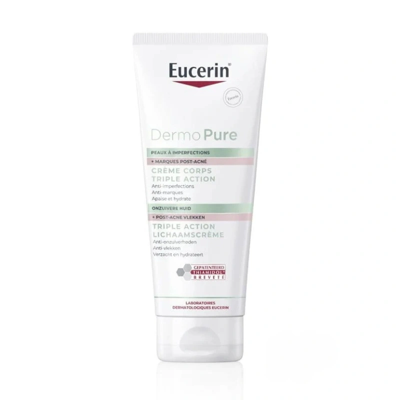 EUCERIN DERMOPURE CREME CORPS TRIPLE ACTION 200ML