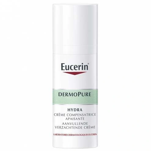 EUCERIN DERMOPURE HYDRA CREME COMPENSATRICE APAISANTE 50ML