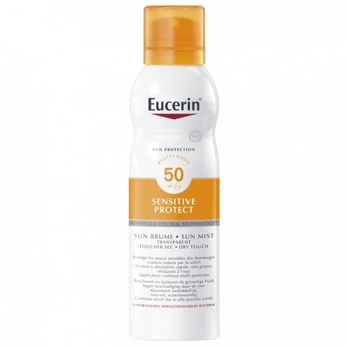 EUCERIN SUN SENSITIVE PROTECT BRUME TRANSPARENTE SPF50 200ML