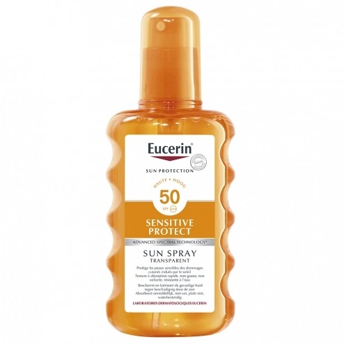 EUCERIN SUN SENSITIVE PROTECT SPRAY TRANSPARENT SPF50 200ML