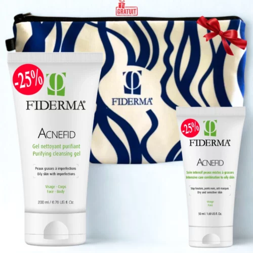 FIDERMA TROUSSE ACNEFID SOIN INTENSIF PMG 50ML (-25%)+ACNEFID GEL NETTOYANT PURIFIANT PMG 200ML (-25%)