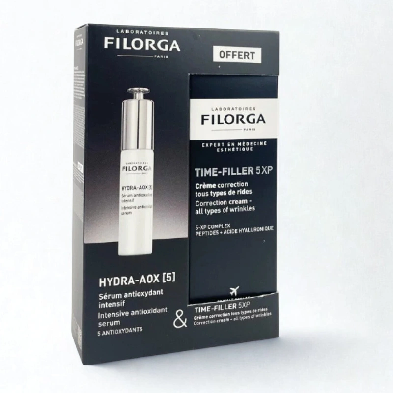 FILORGA COFFRET HYDRA AOX [5]+TIME FILLER 5XP CREME 30ML (OFFERT)