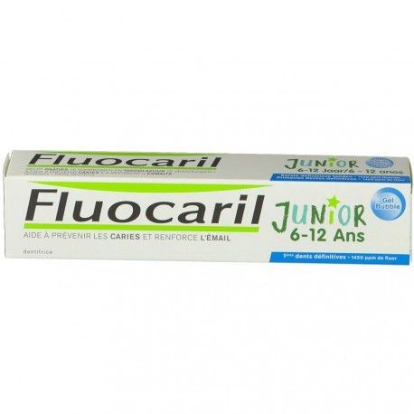 FLUOCARIL JUNIOR DENTIFRICE GEL BUBBLE 6-12 ANS 75 ML
