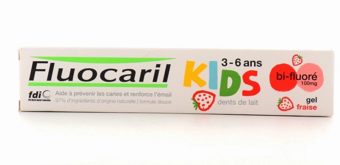 FLUOCARIL KIDS 3-6 ANS GEL DENTIFRICE BI-FLUORE FRAIS 50ML