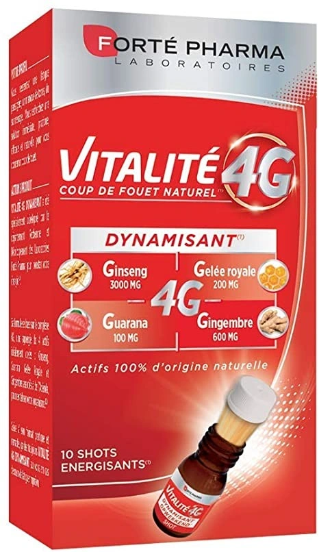 FORTE PHARMA VITALITE 4G DYNAMISANT 10 SHOTS