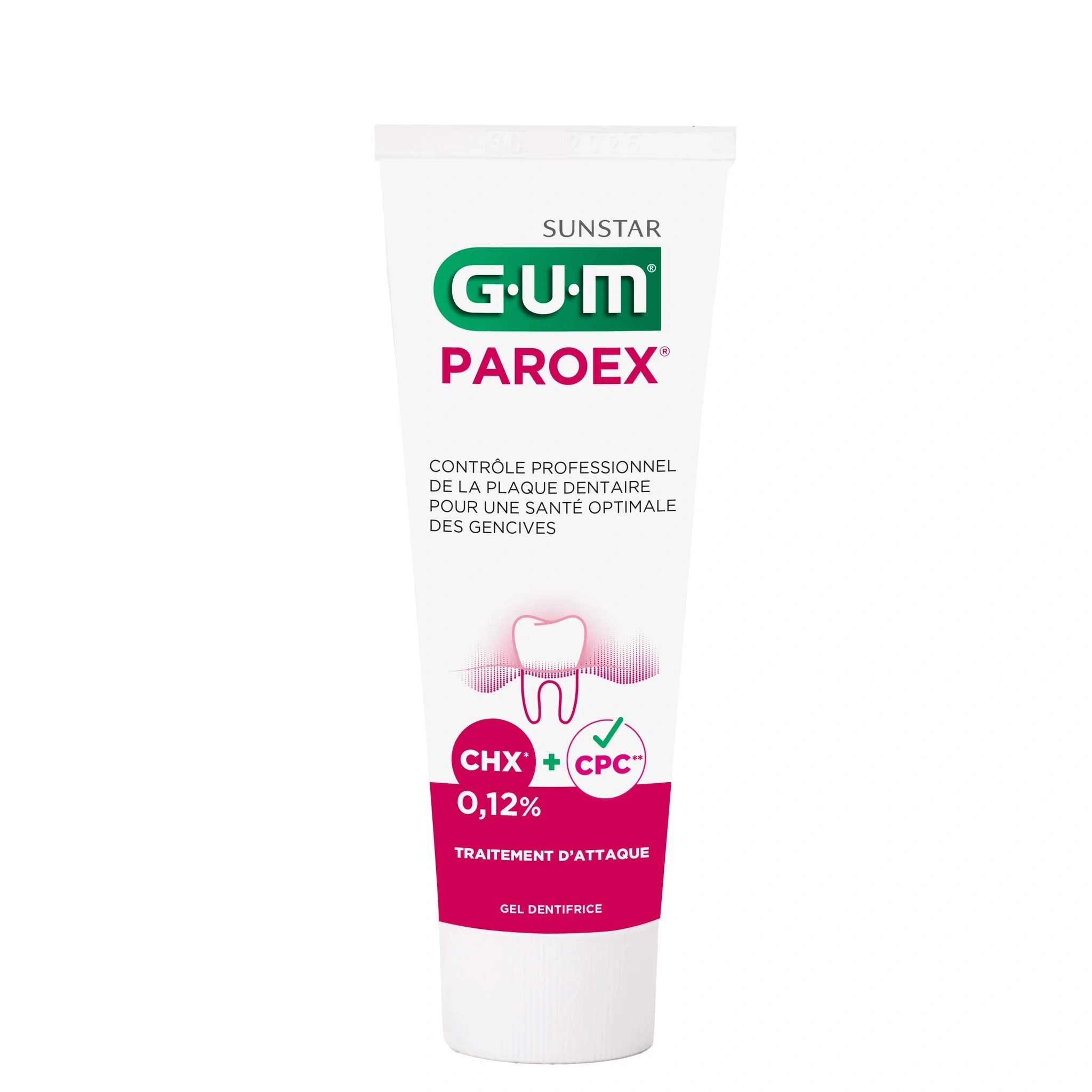 GUM DENTIFRICE PAROEX 75ML