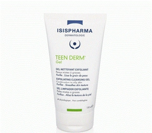 ISISPHARMA TEEN DERM GEL NETTOYANT EXFOLIANT 150ML