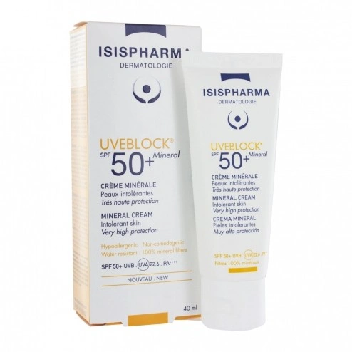 ISISPHARMA UVEBLOCK CREME MINERALE SPF50+ 40ML