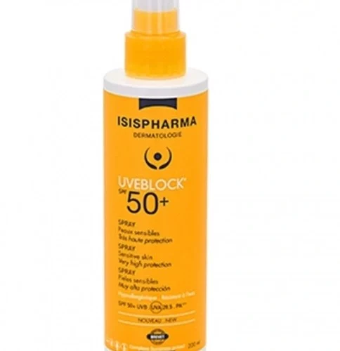 ISISPHARMA UVEBLOCK SPRAY SOLAIRE TRES HAUTE PROTECTION SPF50+ 200ML