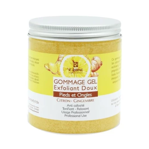 k-REINE GOMMAGE GEL PIED CITRON GINGEMBRE 250 ML