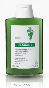 KLORANE SHAMPOOING TRAITANT SEBOREGULATEUR A L'ORTIE 200ML